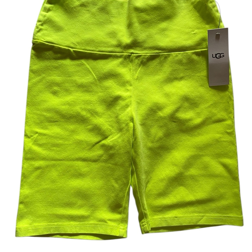 UGG Green Bike Shorts Streamlined Athletic Design